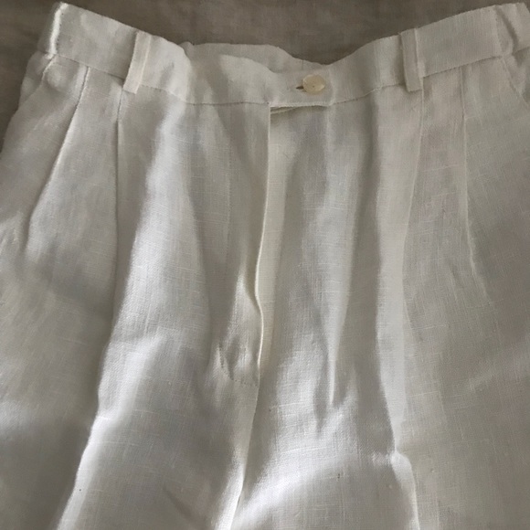 womens lined linen pants